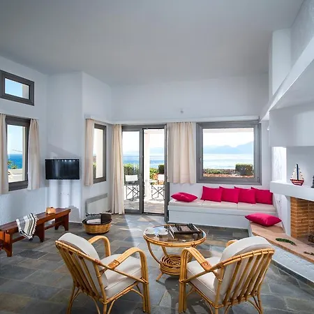 Almyra Seaside Villa With Private Pool - Sleeps 9 Holiday home *