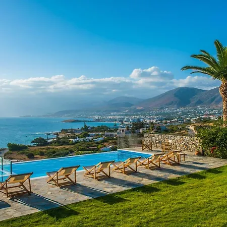 Almyra Seaside Villa With Private Pool - Sleeps 9 Ferienhaus *