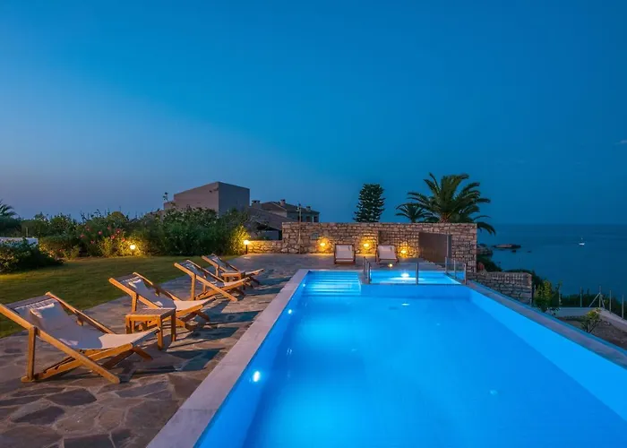 Almyra Seaside With Private Pool - Sleeps 9